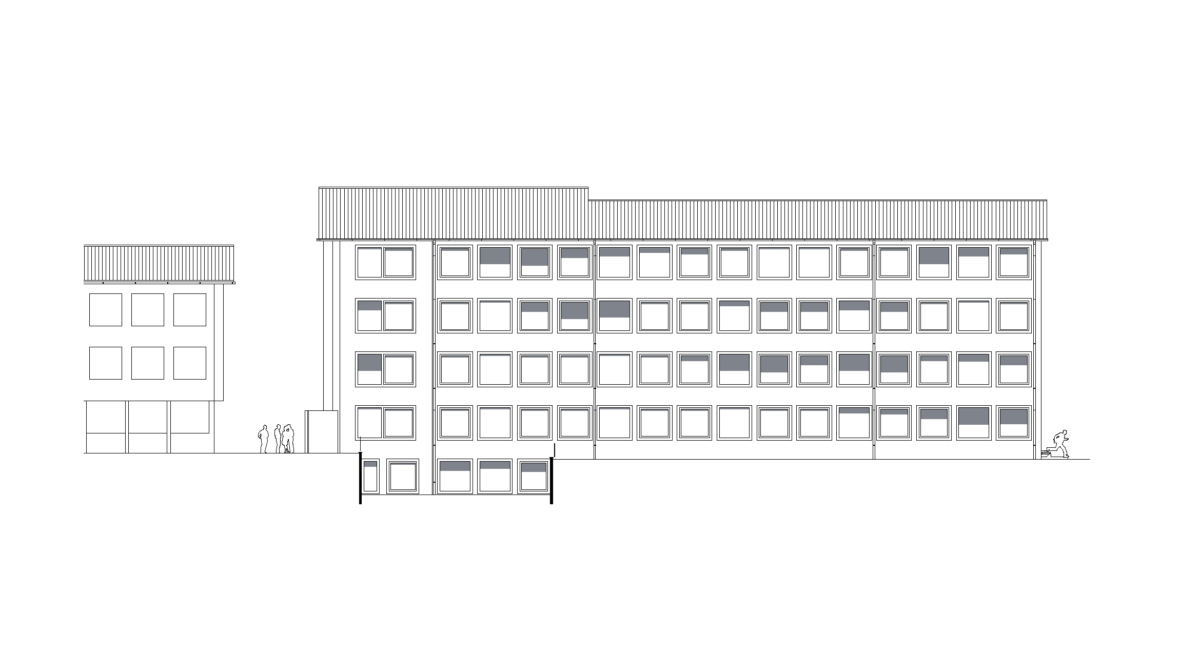 Südost-Fassade