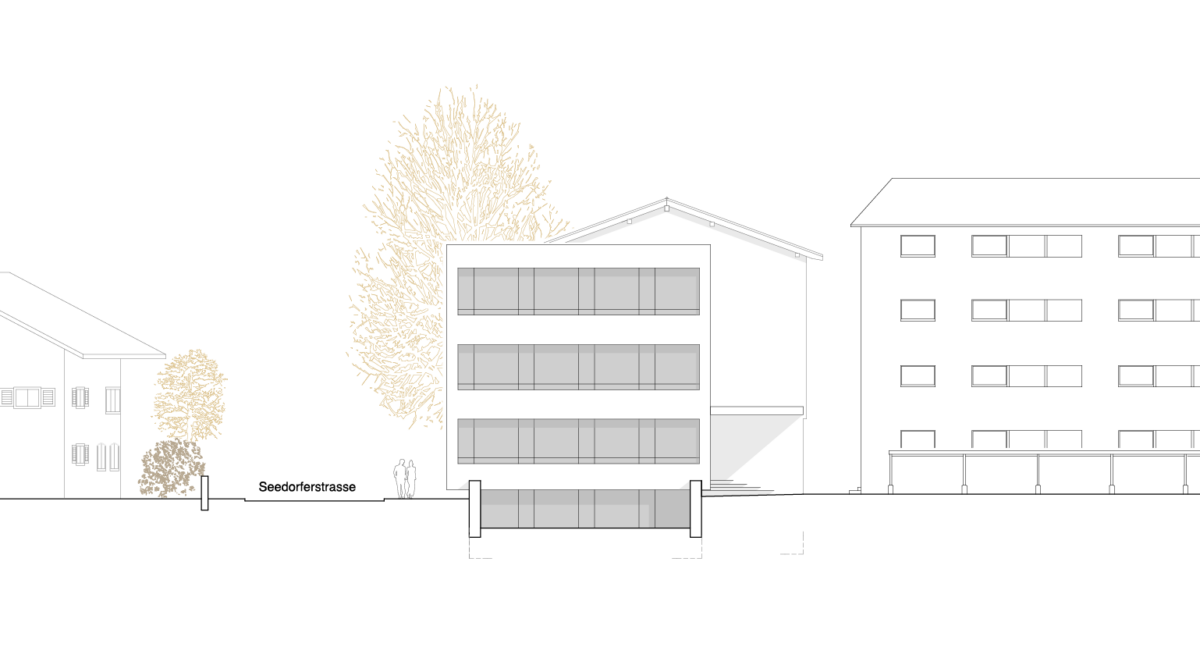 Nordwest-Fassade