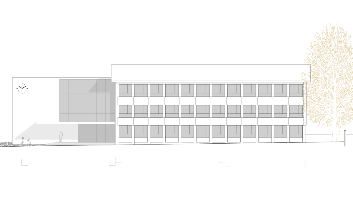 Südwest-Fassade